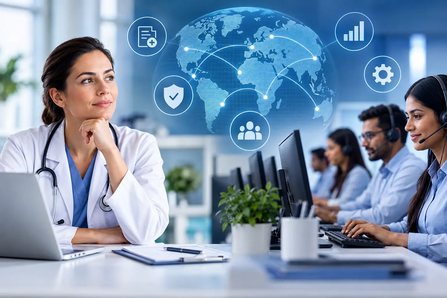 healthcare BPO trends and integrated medical support teams